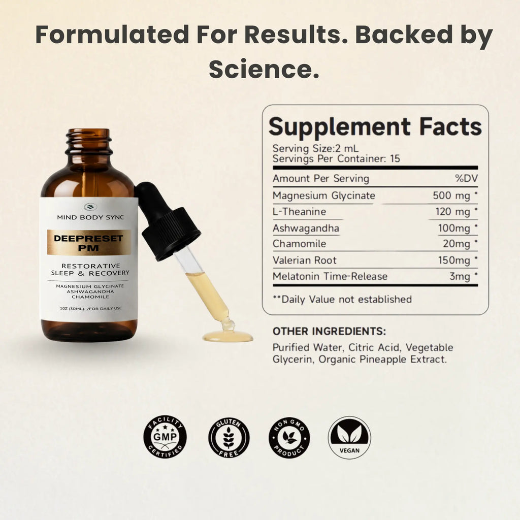 PM Plus Supports Restful Sleep & Morning Energy