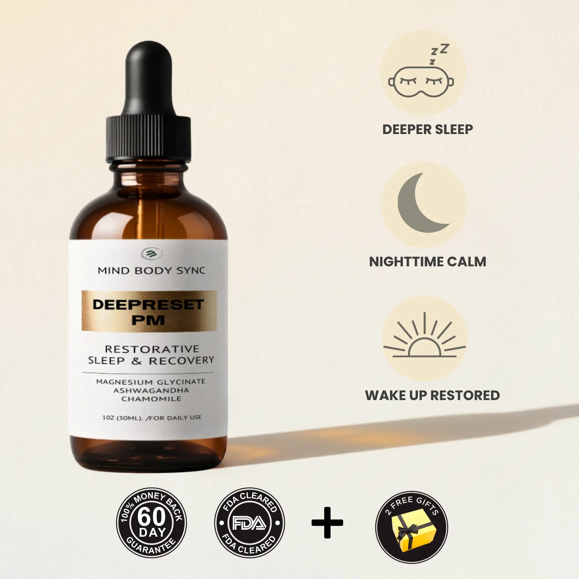 PM Plus Supports Restful Sleep & Morning Energy